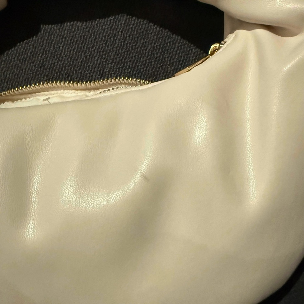 Melie Bianco Alexandra Top Handle Bag Cream Vegan Leather Handbag Retail $53 - Picture 6 of 6